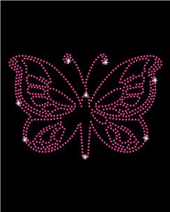 Rhinestone Butterfly