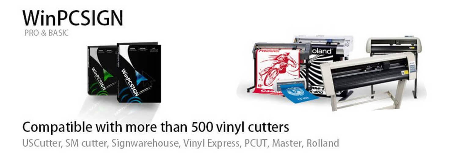 Compatible with more than 500 vinyl cutters
