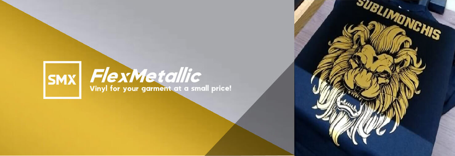 SMX HTV FlexMetallic - Vinyl for your garment at a small price