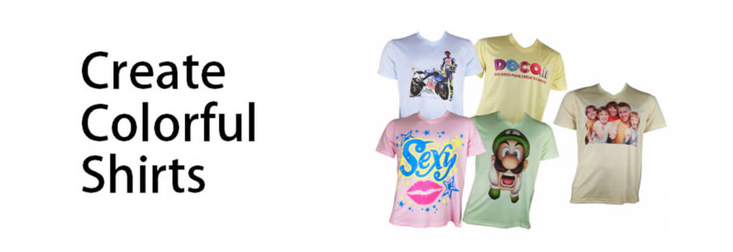 Sublimation:Create colorful shirts