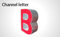 Channel letter