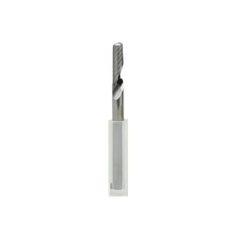 Solid Carbide single flute Upcut 1/8 shank - 10mm cut length - #SMXAC3.1x10U