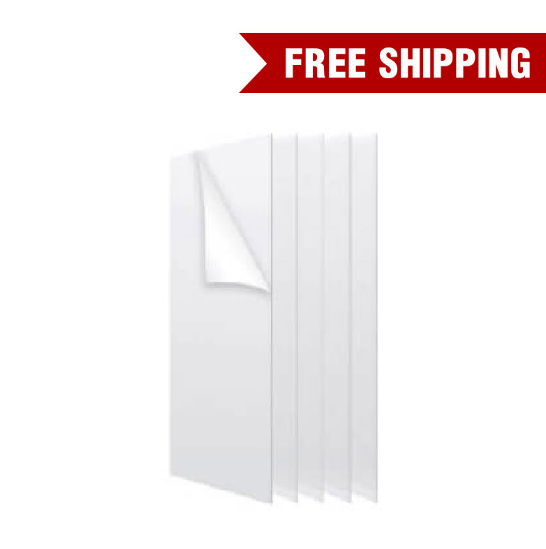 Feuilles d'Acrylique Extrudé Premium 3mm - Paquet de 5 (19