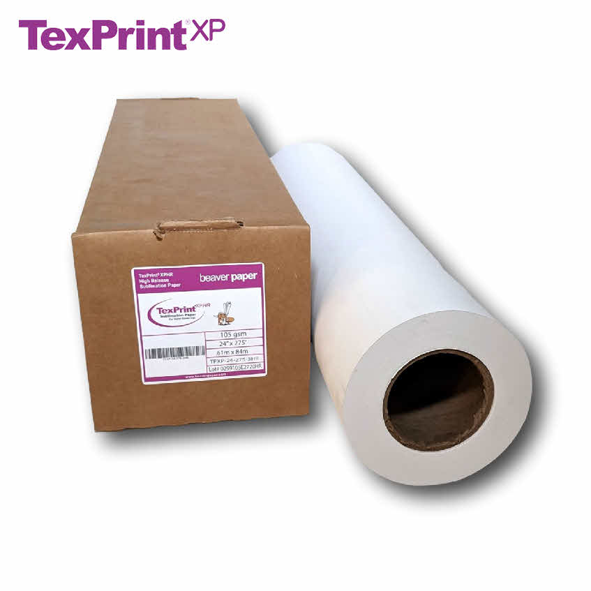 Beaver - Papier de sublimation Texprint XP - rouleau 24" x 275&#39