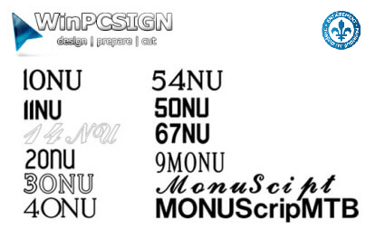  18 Monument Fonts package
