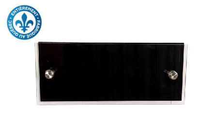 Plexiglass Standoff Transparent & Black - Model 8 (9