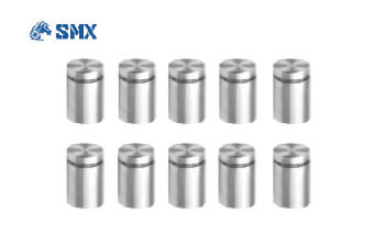 Support mural avec support en acier inoxydable (24mm x 12mm)  - 10 pcs