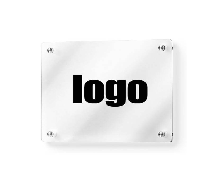 Enseignes découpé au laser avec du vinyle