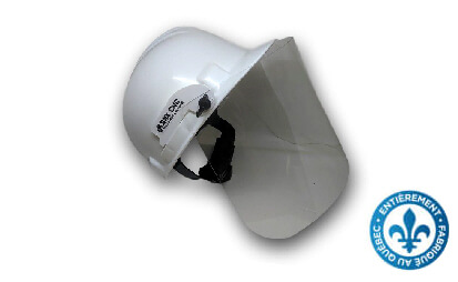 Attaches et visières pour casques de construction