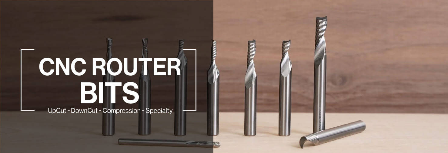 CNC Router Bits - UpCut, DownCut, Compression, Specialty