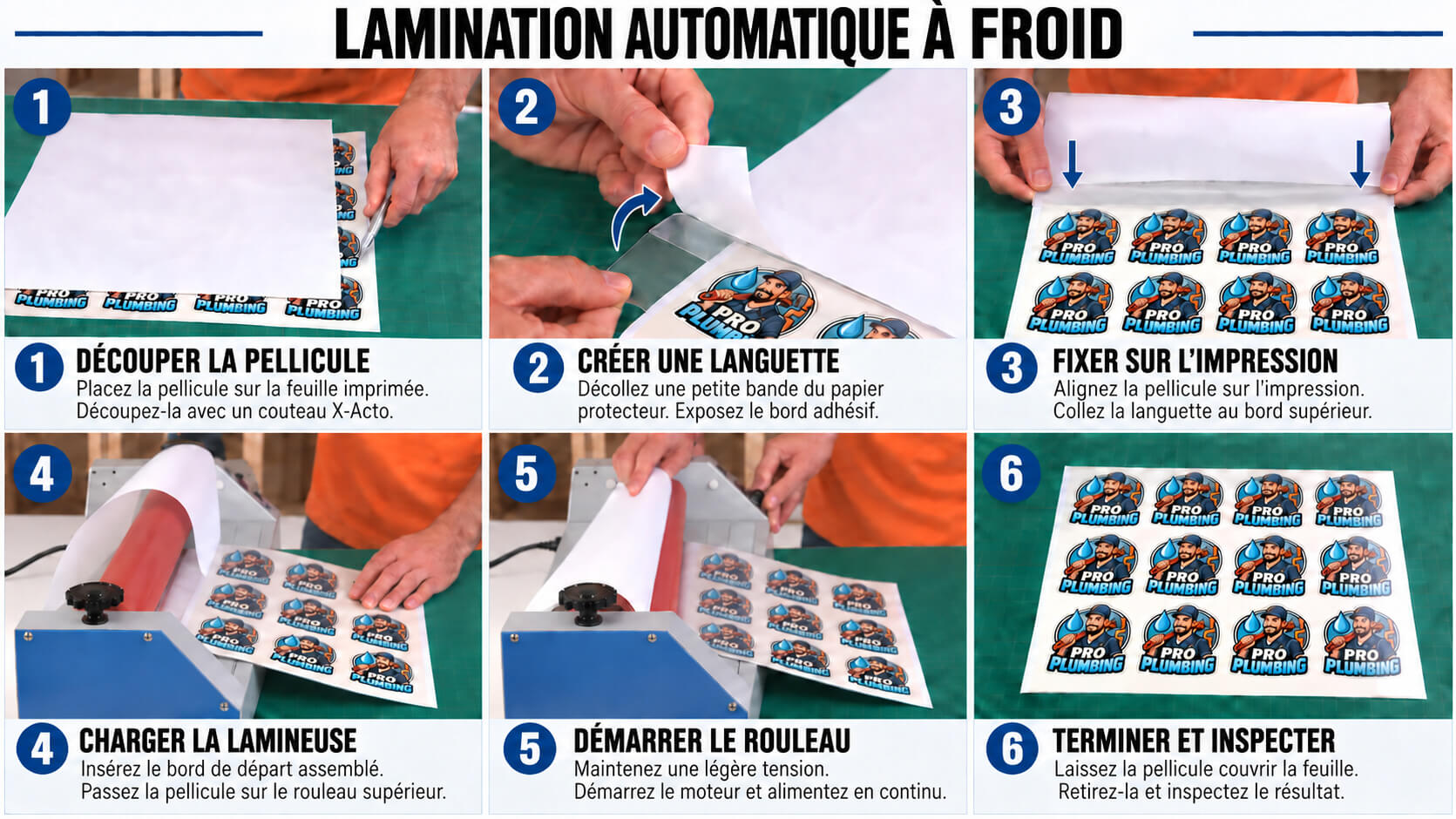 Comment faire la lamination à froid sur un laminateur automatique