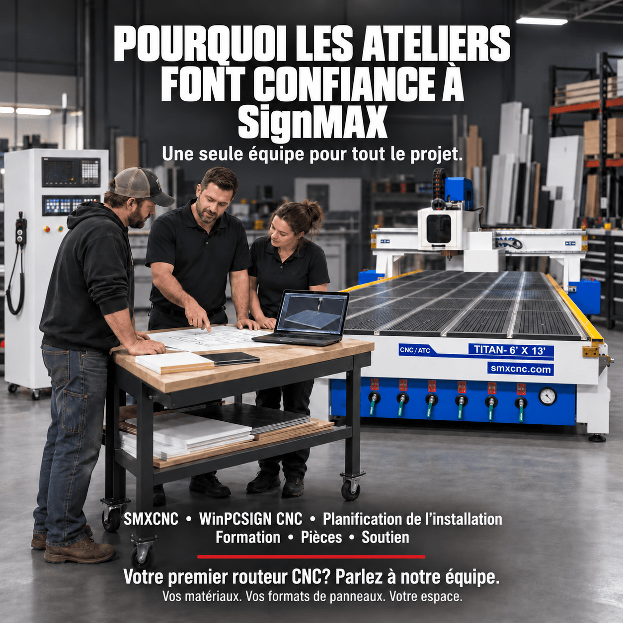 Pourquoi les ateliers d'enseignes font confiance à SignMAX