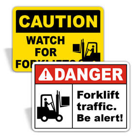 Signalisation réfléchissante en entrepôt