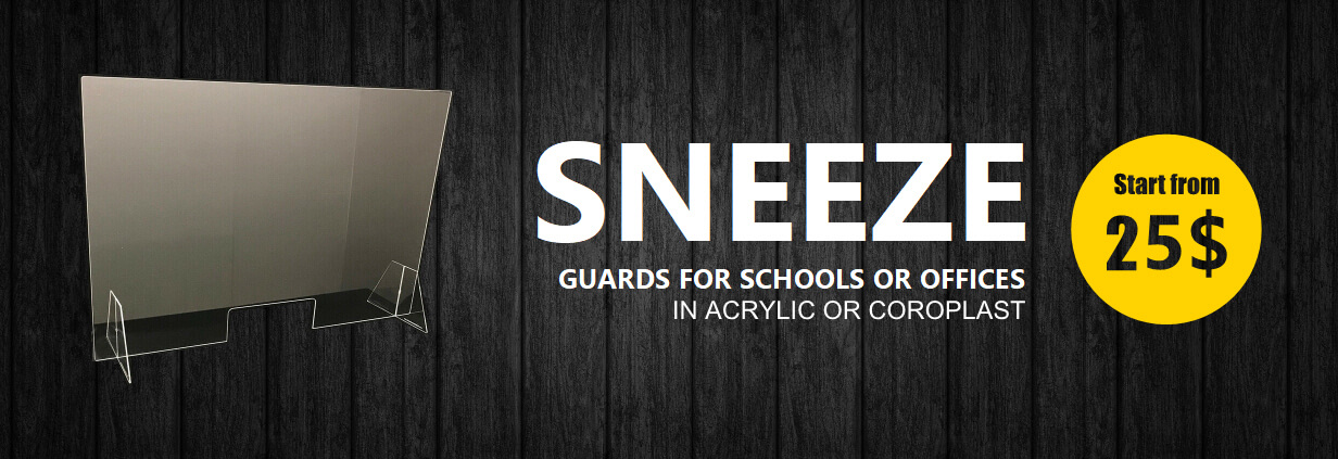 Sneeze guards start from 25$