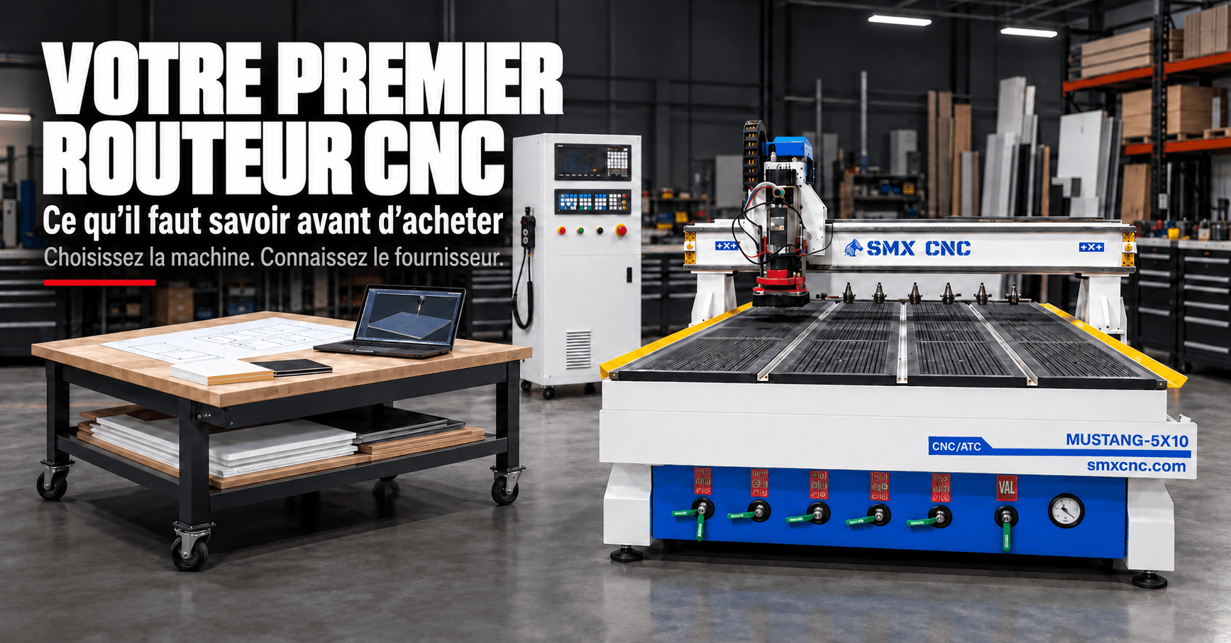 Votre premier routeur CNC&nbsp;: ce qu&rsquo;il faut savoir avant d&rsquo;acheter